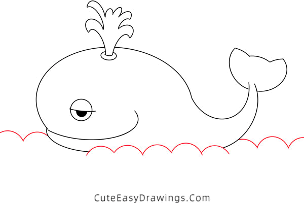 how to draw a whale - www.cuteeasydrawings.com