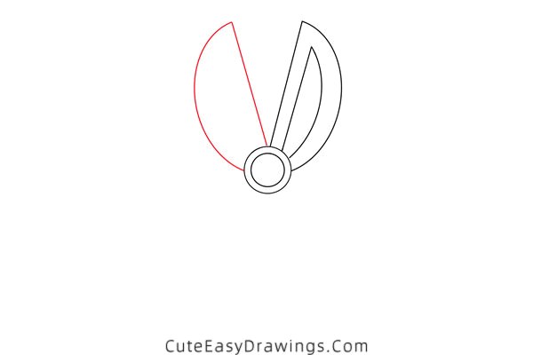 how to draw scissors - www.cuteeasydrawings.com