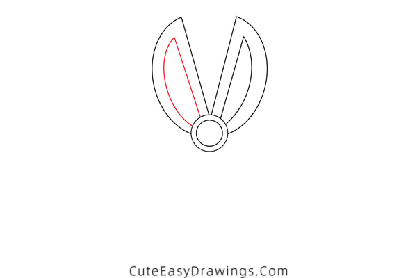 how to draw scissors - www.cuteeasydrawings.com