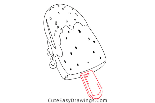 how to draw a popsicle - www.cuteeasydrawings.com