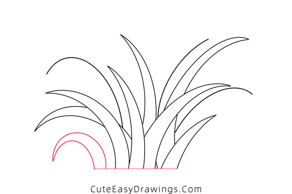 how to draw grass - www.cuteeasydrawings.com