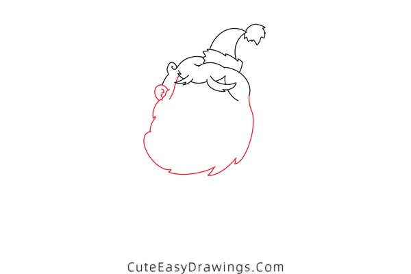 how to draw santa claus - www.cuteeasydrawings.com