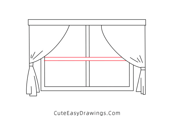 how to draw a winter window - www.cuteeasydrawings.com