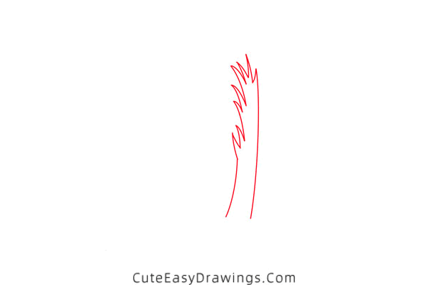 how to draw a chinese cabbage - www.cuteeasydrawings.com