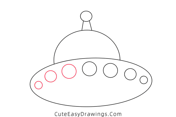 how to draw a ufo - www.cuteeasydrawings.com