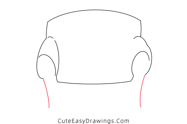 how to draw a single sofa - www.cuteeasydrawings.com