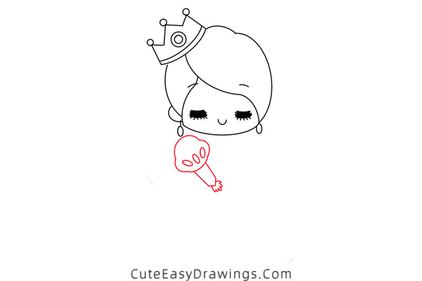 how to draw a princess - www.cuteeasydrawings.com