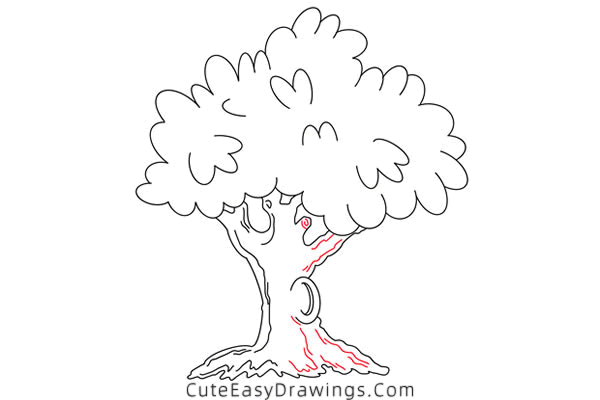 how to draw a tree - www.cuteeasydrawings.com