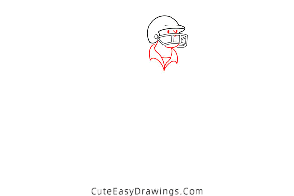 how to draw a cricketer - www.cuteeasydrawings.com