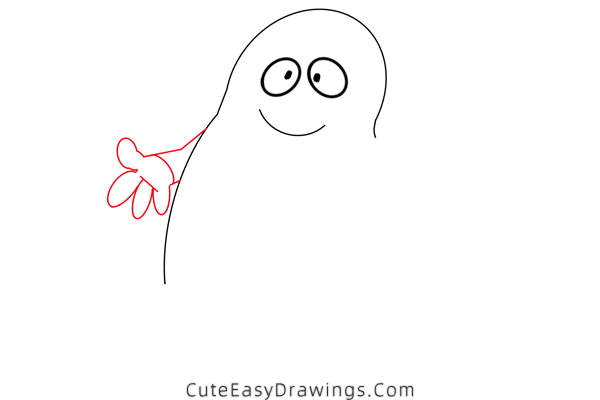 how to draw a boy in ghost costume - www.cuteeasydrawings.com