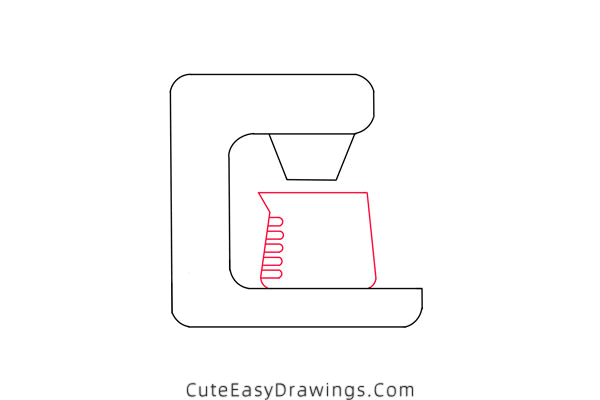 how to draw a coffee maker - www.cuteeasydrawings.com