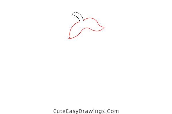 how to draw peas in a pod - www.cuteeasydrawings.com