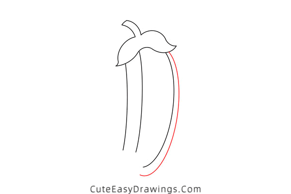 how to draw peas in a pod - www.cuteeasydrawings.com