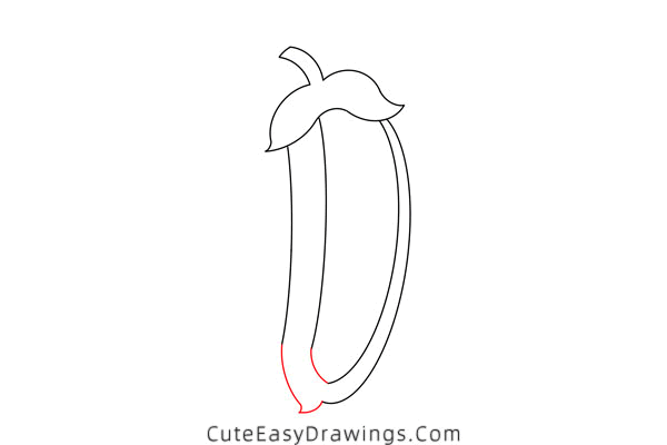 how to draw peas in a pod - www.cuteeasydrawings.com