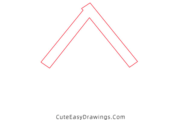 how to draw a cabin - www.cuteeasydrawings.com