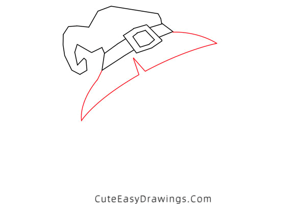 how to draw a halloween cat - www.cuteeasydrawings.com