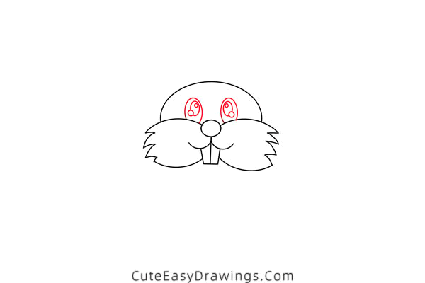 how to draw a rabbit - www.cuteeasydrawings.com