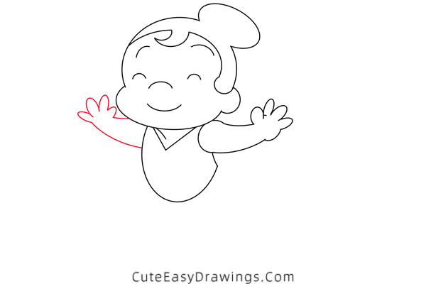 how to draw a ballerina - www.cuteeasydrawings.com