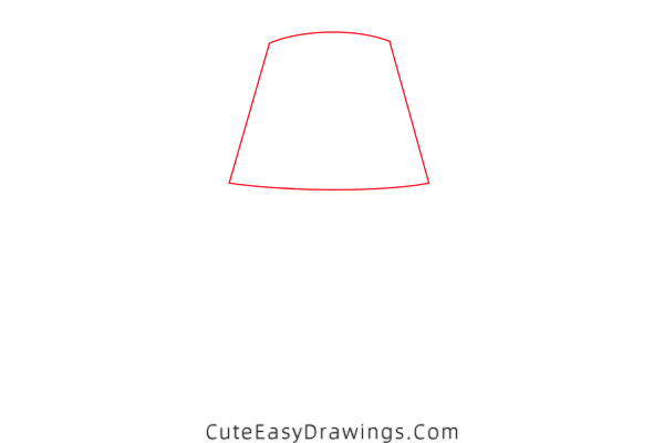 how to draw a table lamp - www.cuteeasydrawings.com