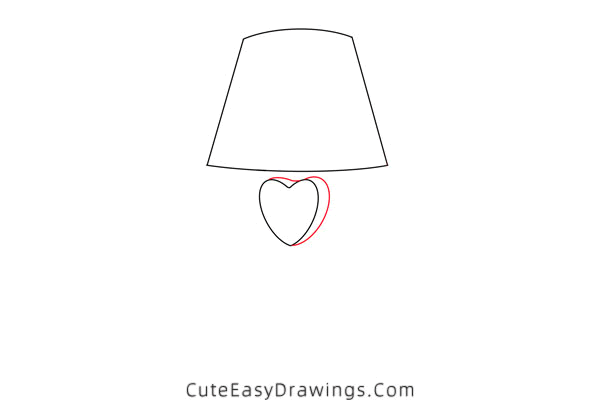 how to draw a table lamp - www.cuteeasydrawings.com