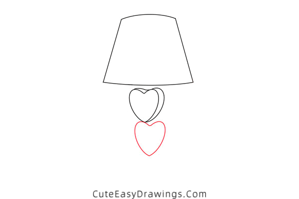 how to draw a table lamp - www.cuteeasydrawings.com