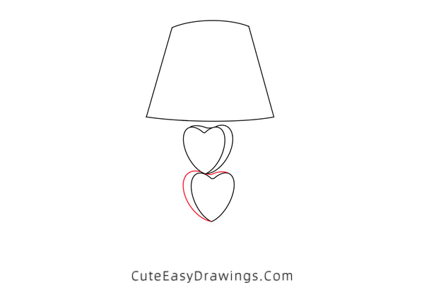 how to draw a table lamp - www.cuteeasydrawings.com