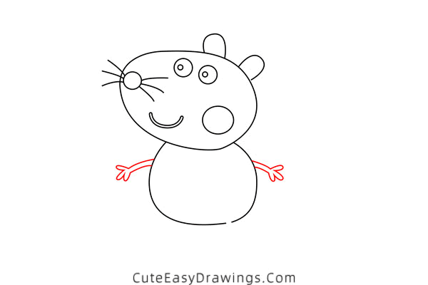 how to draw simon squirrel - www.cuteeasydrawings.com