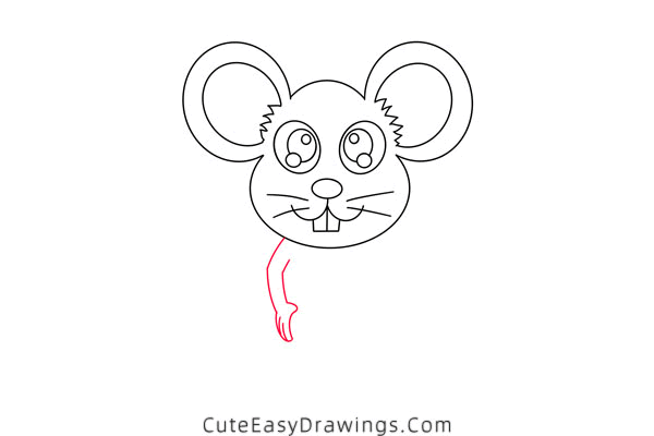 how to draw a mouse - www.cuteeasydrawings.com