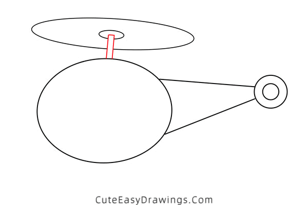 how to draw a helicopter easy - www.cuteeasydrawings.com