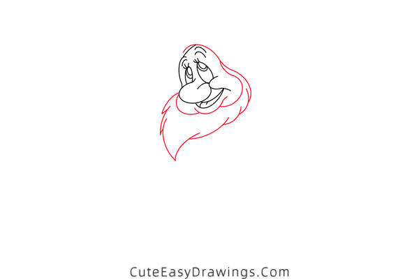 how to draw bashful - www.cuteeasydrawings.com