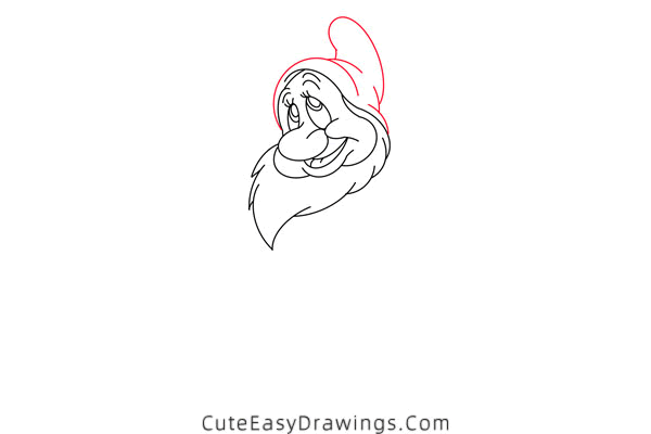 how to draw bashful - www.cuteeasydrawings.com