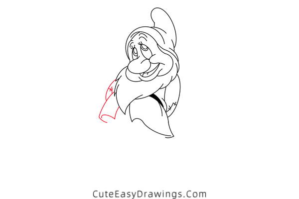 how to draw bashful - www.cuteeasydrawings.com