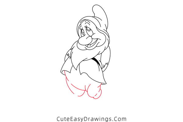 how to draw bashful - www.cuteeasydrawings.com