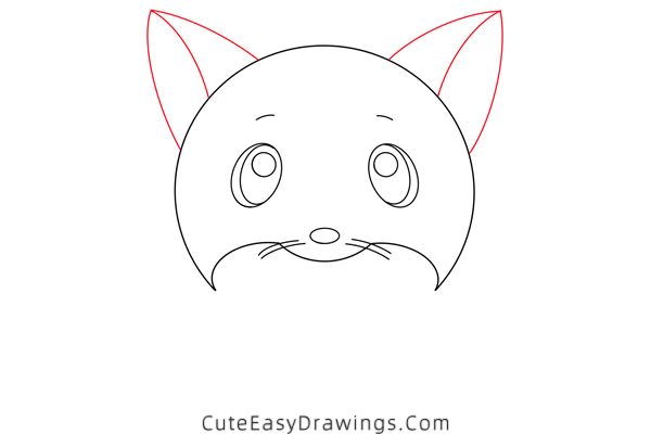 how to draw a fox - www.cuteeasydrawings.com