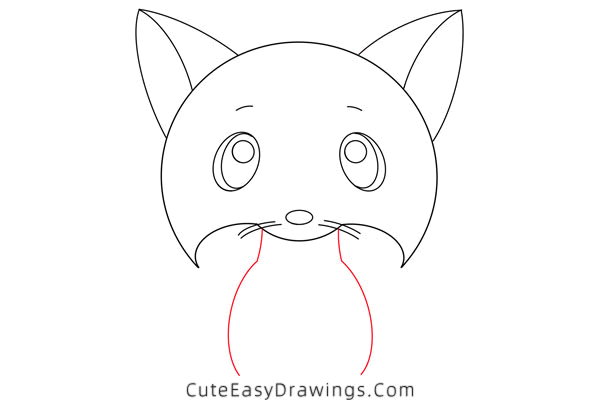 how to draw a fox - www.cuteeasydrawings.com