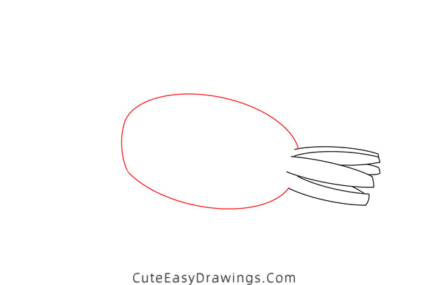 how to draw a carrot - www.cuteeasydrawings.com