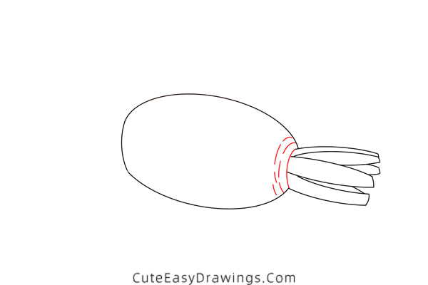 how to draw a carrot - www.cuteeasydrawings.com