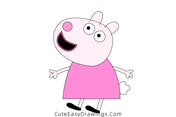 how to draw suzy sheep - www.cuteeasydrawings.com