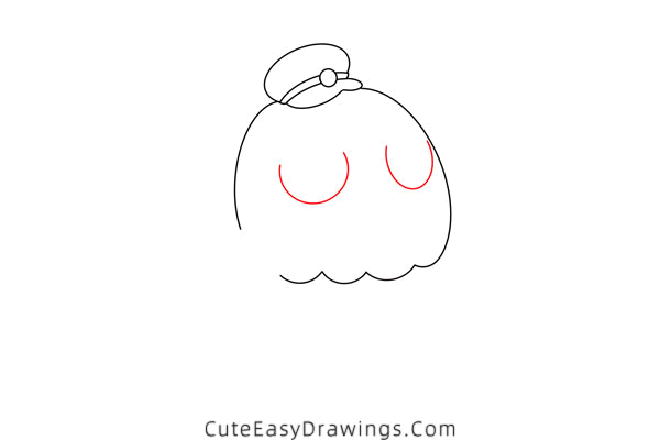 how to draw a carrier pigeon - www.cuteeasydrawings.com