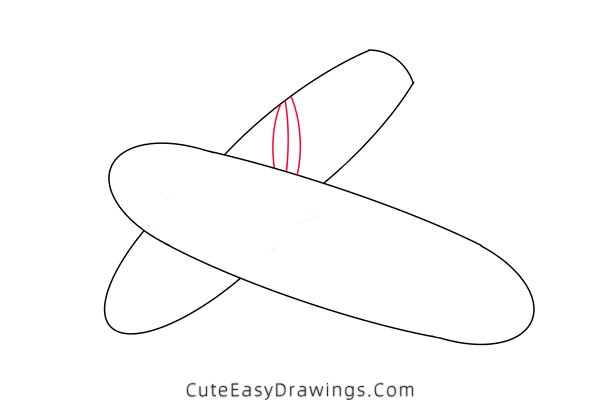 how to draw a baguette - www.cuteeasydrawings.com