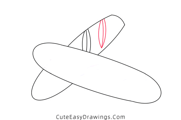 how to draw a baguette - www.cuteeasydrawings.com