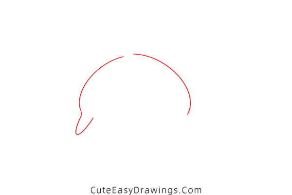 how to draw a dolphin - www.cuteeasydrawings.com