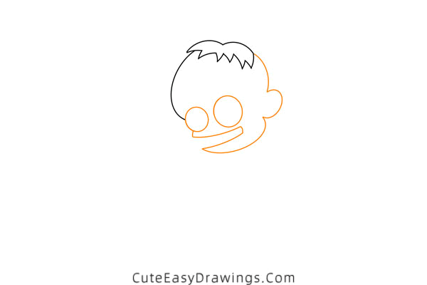 how to draw a zombie - www.cuteeasydrawings.com