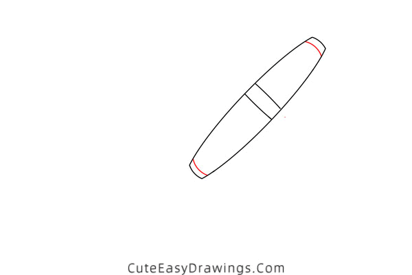 how to draw a fountain pen - www.cuteeasydrawings.com