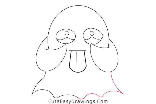 how to draw a ghost - www.cuteeasydrawings.com