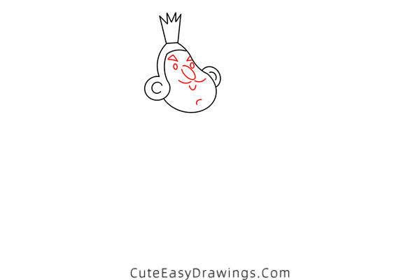 how to draw a king - www.cuteeasydrawings.com