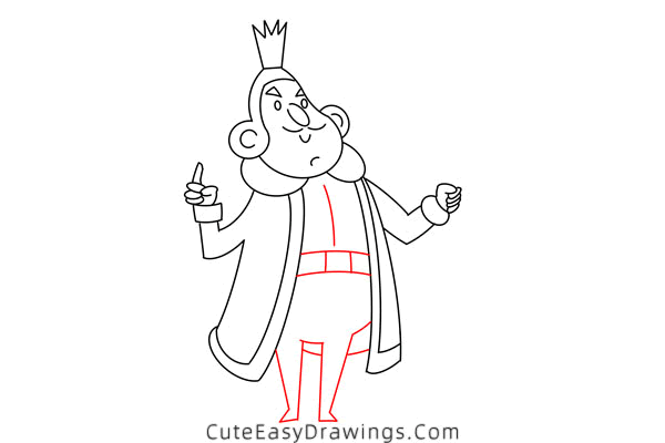 how to draw a king - www.cuteeasydrawings.com