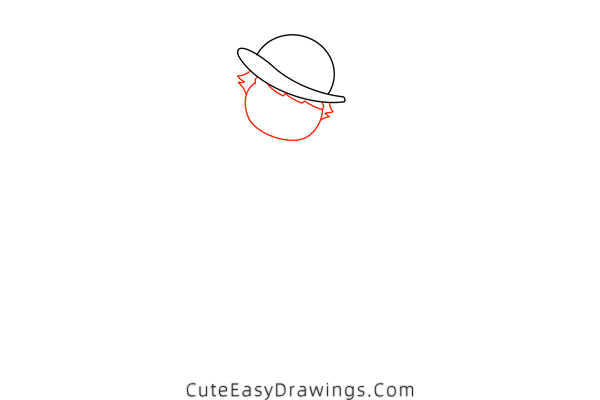 how to draw charlie chaplin - www.cuteeasydrawings.com