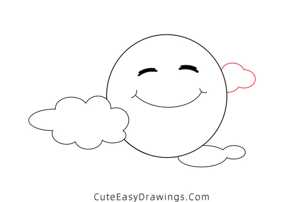 how to draw the night sky - www.cuteeasydrawings.com