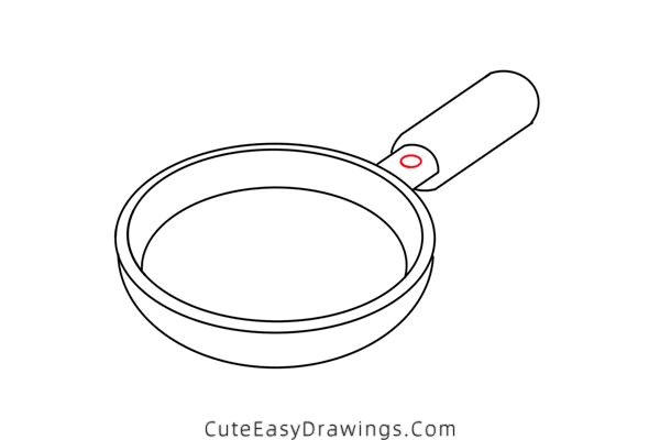 how to draw a pan - www.cuteeasydrawings.com